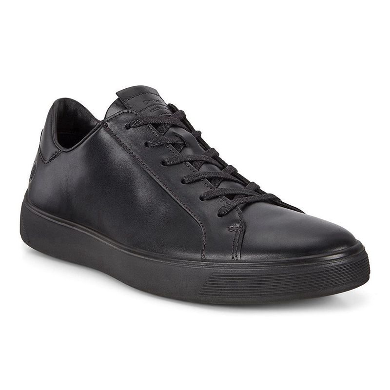 Zapatillas Ecco Street Tray Para Hombre,Negras,230681-LWB